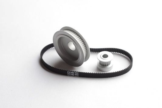 Pulley belt set